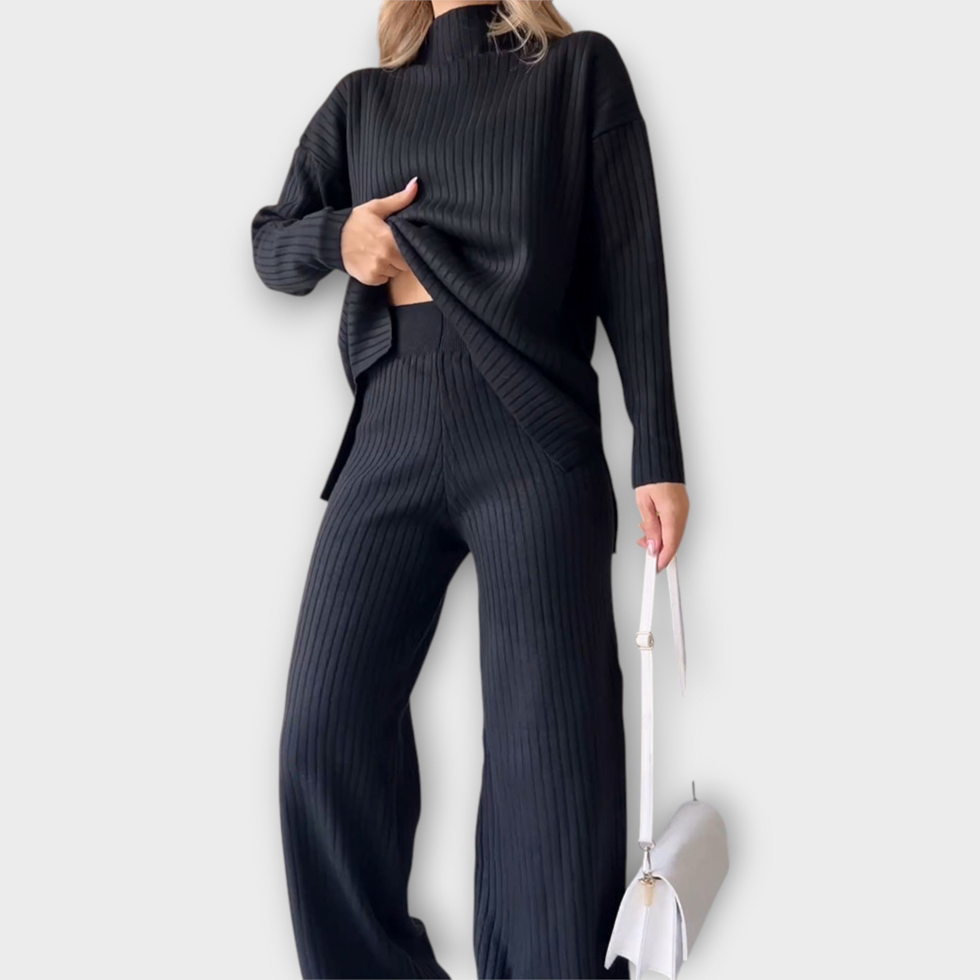 Kényelmes Vonalú Kötött Szett