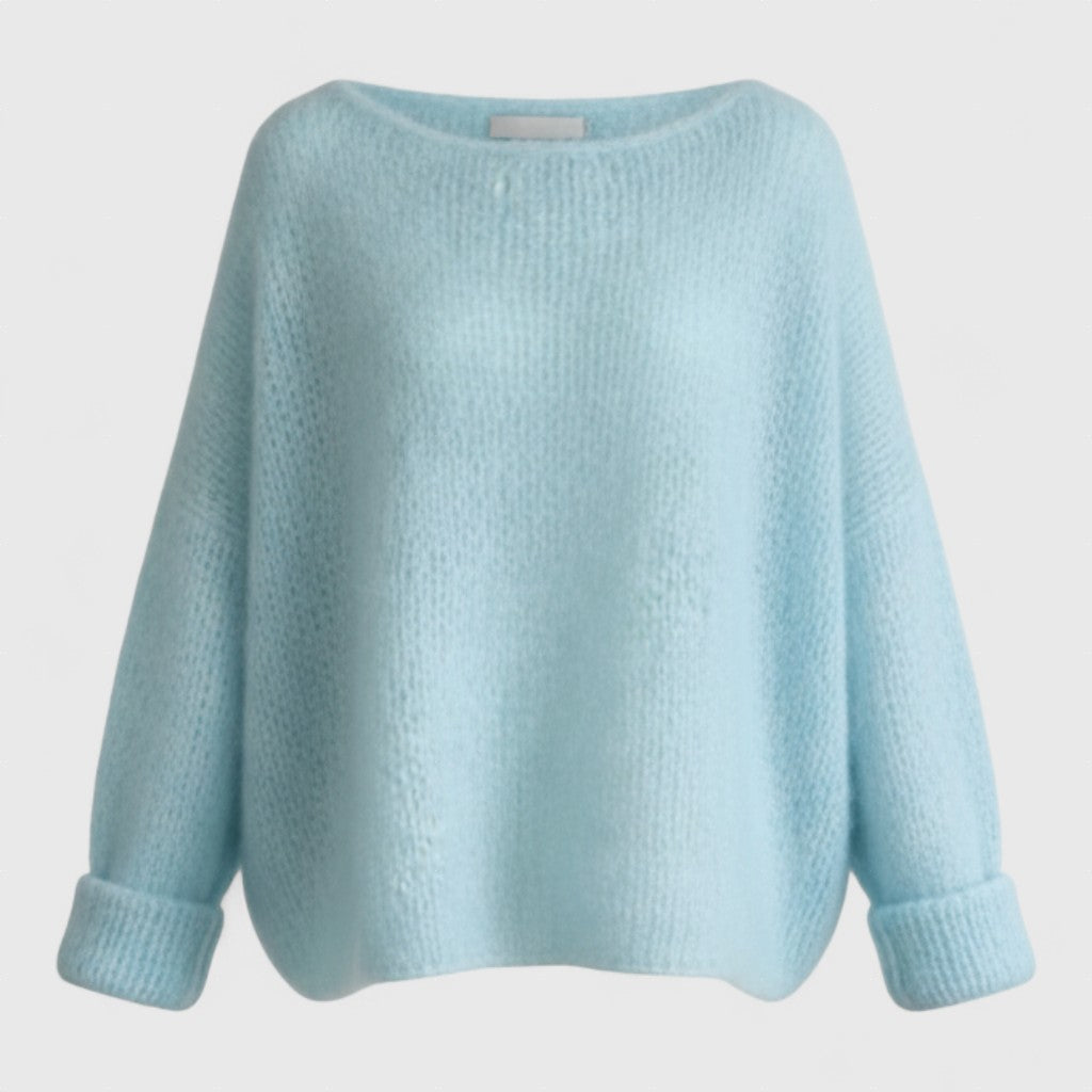 Diddó - Női oversize kötött pulóver puha textúrával és kényelmes fazonnal