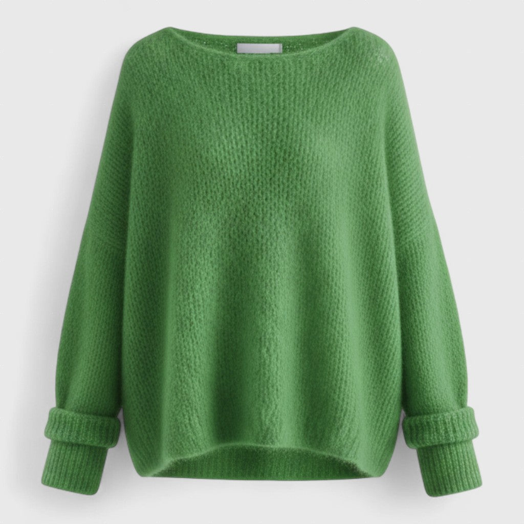 Diddó - Női oversize kötött pulóver puha textúrával és kényelmes fazonnal