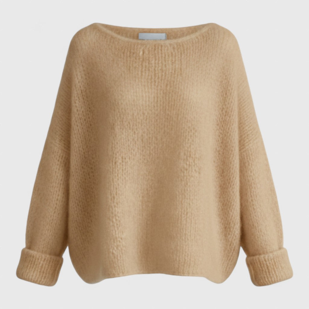 Diddó - Női oversize kötött pulóver puha textúrával és kényelmes fazonnal