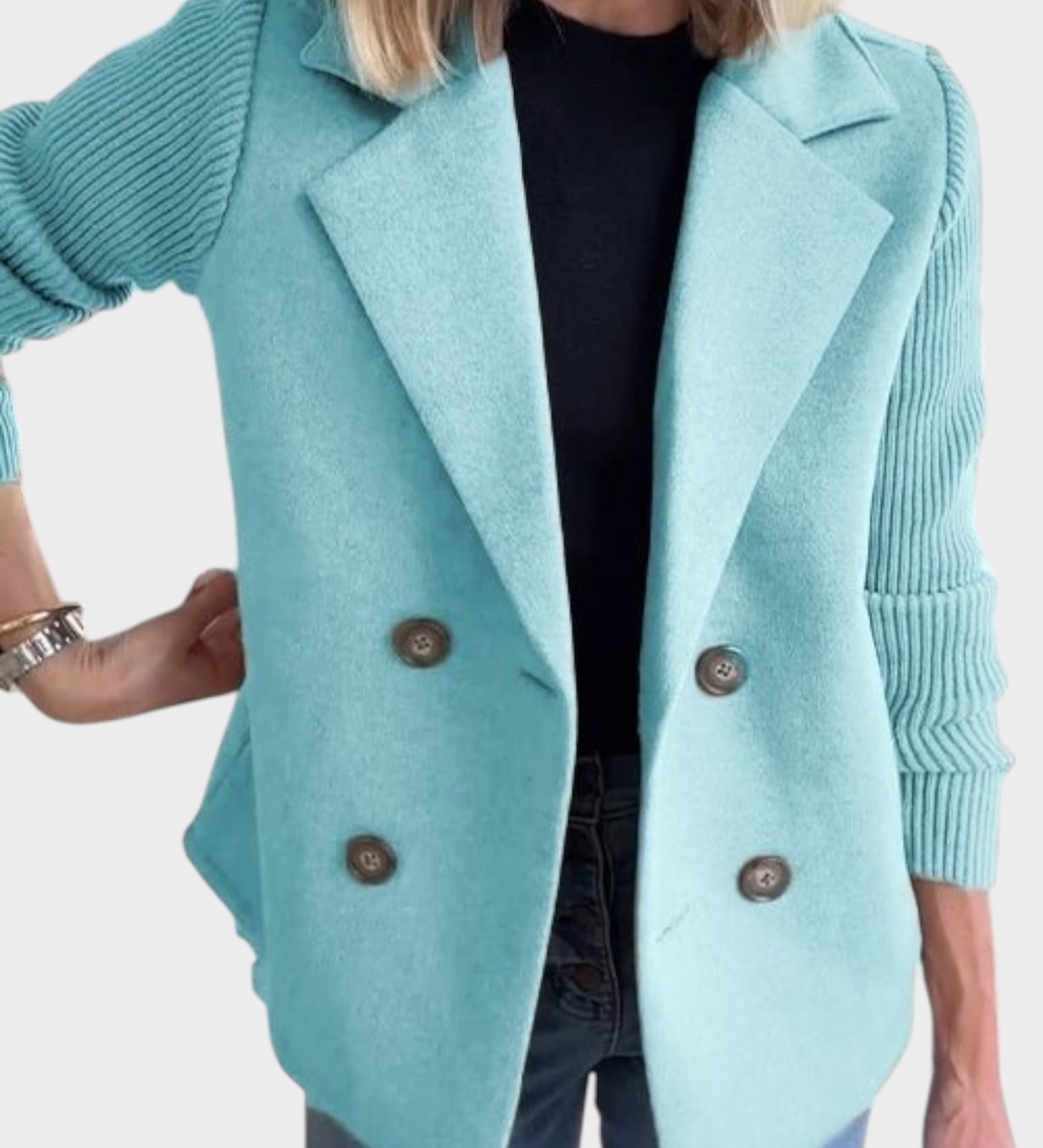 Ióanna - Kényelmes Kötött Blézer