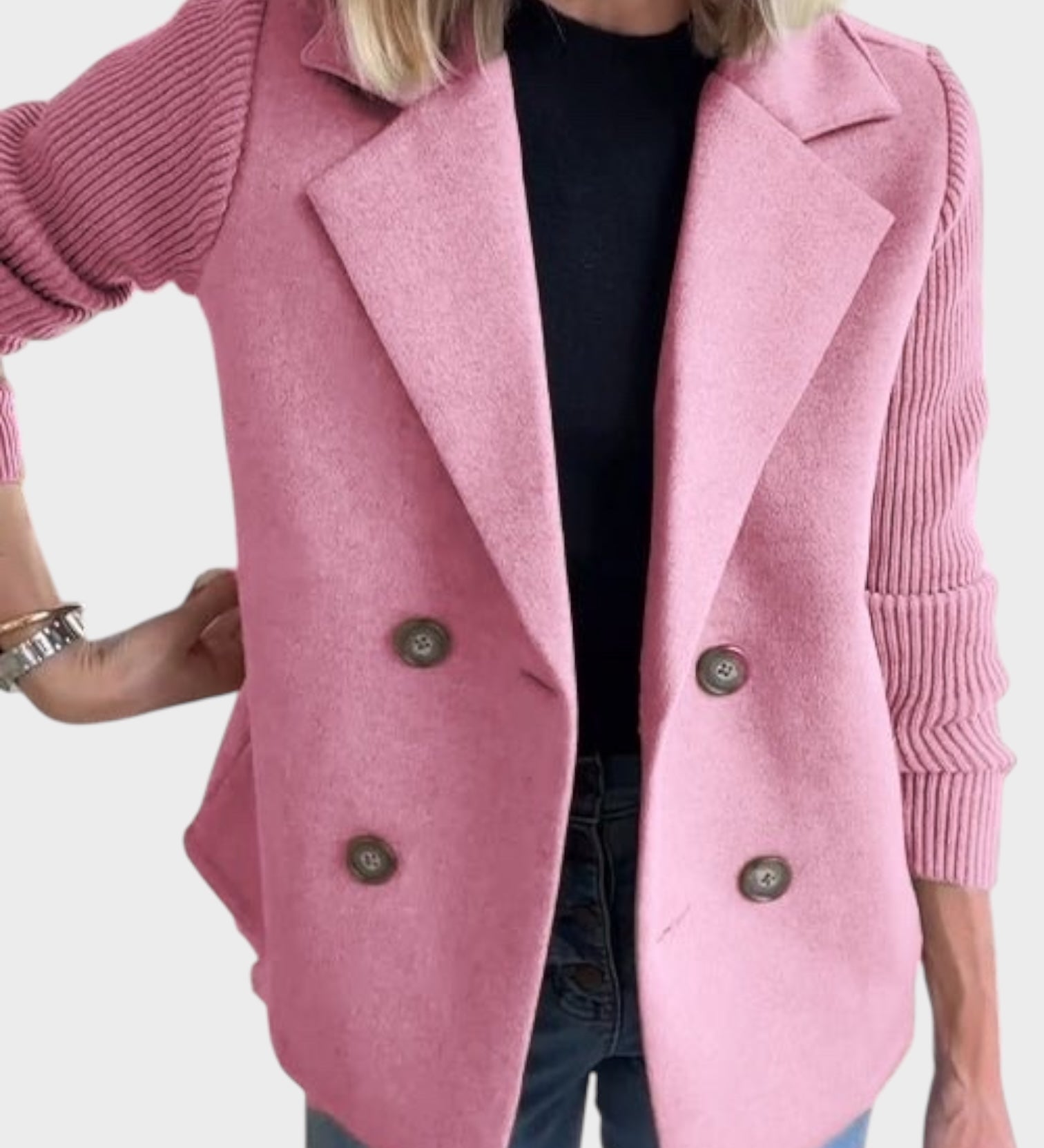 Ióanna - Kényelmes Kötött Blézer