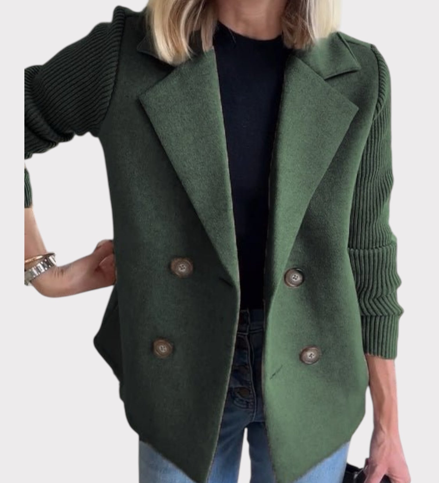 Ióanna - Kényelmes Kötött Blézer