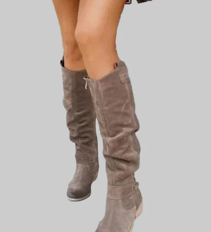 Celine - Magas Retro Stílusú Csizmák