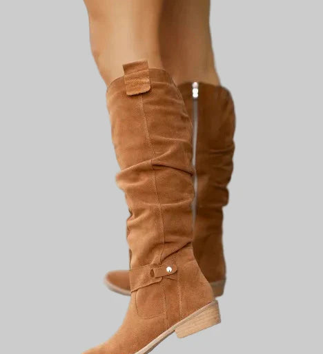 Celine - Magas Retro Stílusú Csizmák