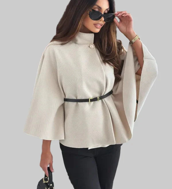 Selviora - Elegáns dzseki pillangó ujjal és övvel