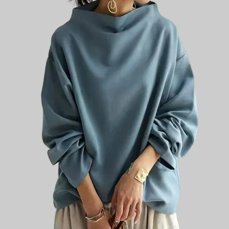 Grúzia - Modern blúz magas gallérral és dolman ujjakkal